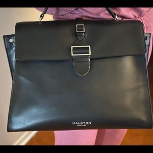 Leather Top- Handle Satchel